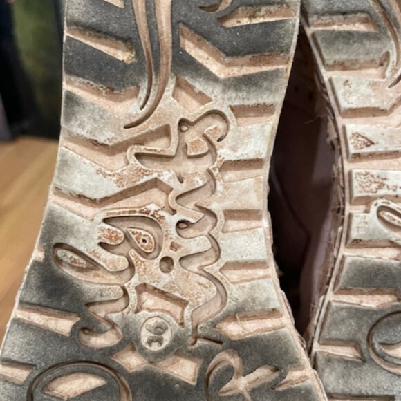 **SOLD**El Vaquero Light Pink Nikila Suede boots EU36 (Will fit US size 6-6.5) - Picture 8 of 9